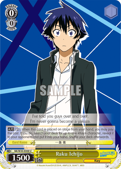 Raku Ichijo - NK/W30-E008 - Uncommon available at 401 Games Canada