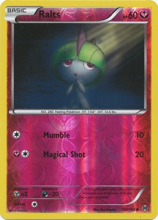 Ralts - 100/162 - Common - Reverse Holo available at 401 Games Canada