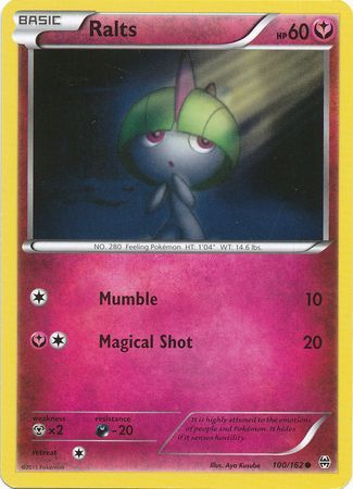 Ralts - 100/162 - Common available at 401 Games Canada