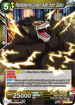 Rampaging Great Ape Son Goku - BT3-089 - Rare available at 401 Games Canada