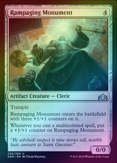 Rampaging Monument (Foil) (GRN) available at 401 Games Canada