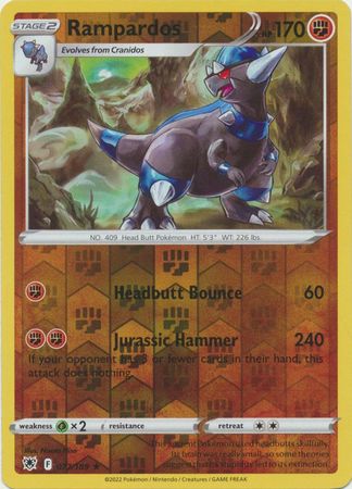 Rampardos - 077/189 - Holo Rare - Reverse Holo available at 401 Games Canada