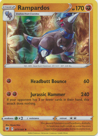 Rampardos - 077/189 - Holo Rare available at 401 Games Canada