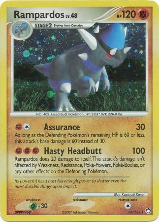 Rampardos - 33/123 - Holo Rare - Theme Deck Exclusive available at 401 Games Canada