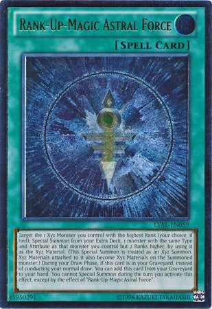 Rank-Up-Magic Astral Force - LVAL-EN059 - Ultimate Rare - Unlimited available at 401 Games Canada