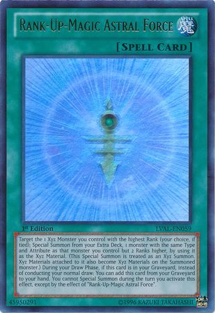 Rank-Up-Magic Astral Force - LVAL-EN059 - Ultra Rare - 1st Edition available at 401 Games Canada