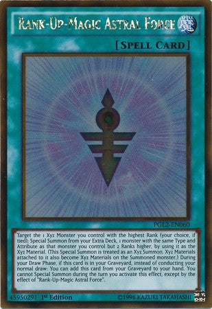 Rank-Up-Magic Astral Force - PGL2-EN060 - Gold Rare - 1st Edition available at 401 Games Canada