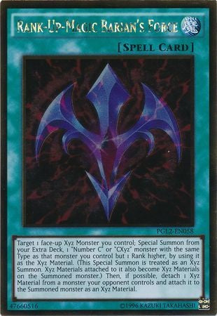 Rank-Up-Magic Barian's Force - PGL2-EN058 - Gold Rare - Unlimited available at 401 Games Canada