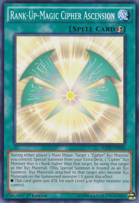 Rank-Up-Magic Cipher Ascension - RATE-EN056 - Common - 1st Edition available at 401 Games Canada