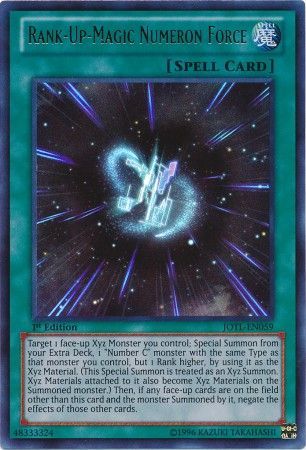 Rank-Up-Magic Numeron Force - JOTL-EN059 - Ultra Rare - 1st Edition available at 401 Games Canada