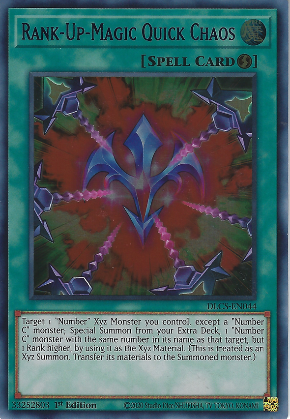 Rank-Up-Magic Quick Chaos (Blue) - DLCS-EN044 - Ultra Rare - 1st Edition available at 401 Games Canada