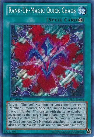 Rank-Up-Magic Quick Chaos - DRLG-EN042 - Secret Rare - 1st Edition available at 401 Games Canada