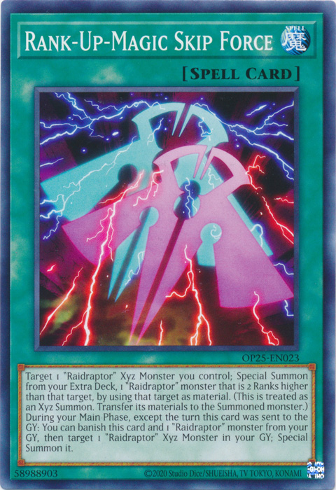 Rank-Up-Magic Skip Force - OP25-EN023 - Common - Unlimited