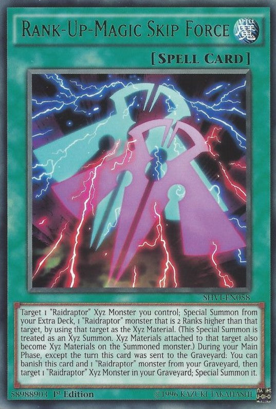 Rank-Up-Magic Skip Force - SHVI-EN058 - Rare - 1st Edition available at 401 Games Canada