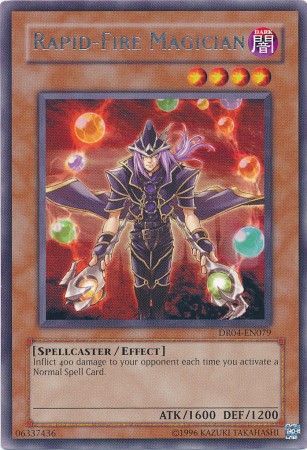 Rapid - Fire Magician - DR04 - EN079 - Rare available at 401 Games Canada