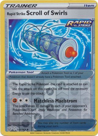 Rapid Strike Scroll of Swirls - 131/163 - Uncommon - Reverse Holo available at 401 Games Canada