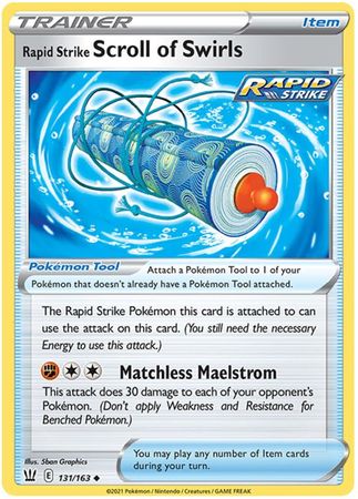 Rapid Strike Scroll of Swirls - 131/163 - Uncommon available at 401 Games Canada