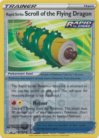 Rapid Strike Scroll of the Flying Dragon - 153/203 - Uncommon - Reverse Holo available at 401 Games Canada