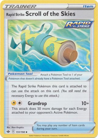 Rapid Strike Scroll of the Skies - 151/198 - Uncommon available at 401 Games Canada