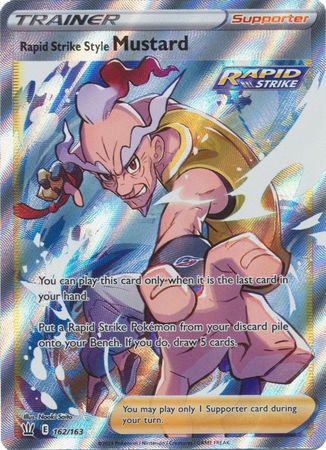 Rapid Strike Style Mustard - 162/163 - Full Art Ultra Rare available at 401 Games Canada