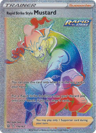 Rapid Strike Style Mustard - 176/163 - Hyper Rare available at 401 Games Canada