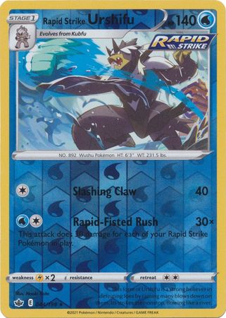 Rapid Strike Urshifu - 044/198 - Holo Rare - Reverse Holo available at 401 Games Canada