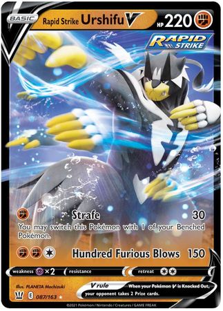 Rapid Strike Urshifu V - 087/163 - Ultra Rare available at 401 Games Canada