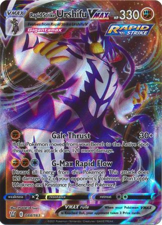 Rapid Strike Urshifu VMAX - 088/163 - 88/163 - Ultra Rare available at 401 Games Canada