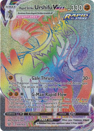 Rapid Strike Urshifu VMAX - 169/163 - Hyper Rare available at 401 Games Canada