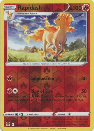 Rapidash - 022/189 - Rare - Reverse Holo available at 401 Games Canada