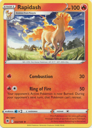 Rapidash - 022/189 - Rare available at 401 Games Canada