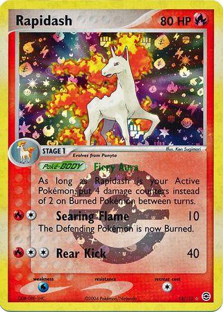 Rapidash - 13/112 - Holo Rare - Reverse Holo available at 401 Games Canada