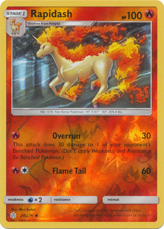 Rapidash - 24/236 - Uncommon - Reverse Holo available at 401 Games Canada