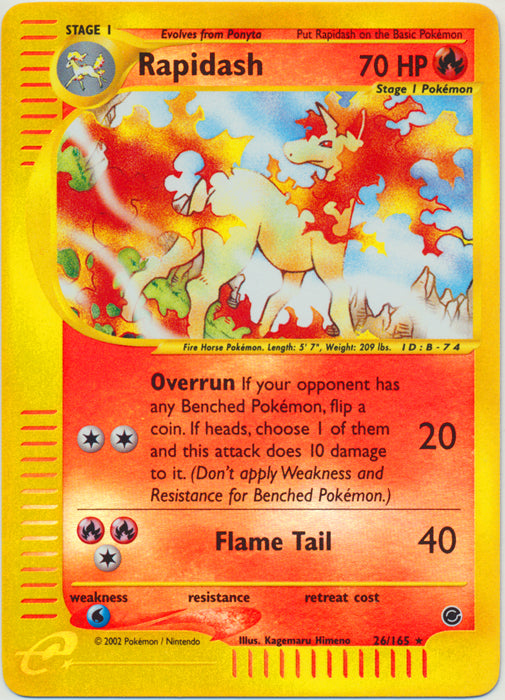 Rapidash - 26/165 - Holo - Reverse Holo available at 401 Games Canada