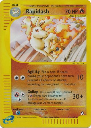 Rapidash - 31/147 - Rare - Reverse Holo available at 401 Games Canada