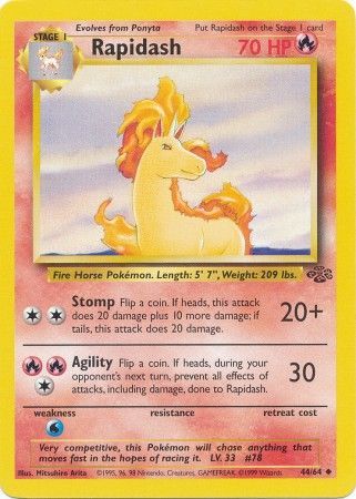 Rapidash - 44/64 - Uncommon - Unlimited available at 401 Games Canada