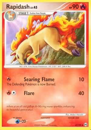 Rapidash - 47/99 - Uncommon available at 401 Games Canada