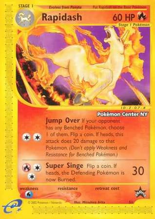 Rapidash - 51 - Promo (Pokemon Center NY) available at 401 Games Canada