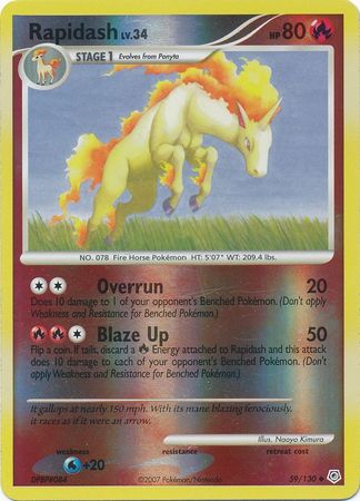 Rapidash - 59/130 - Uncommon - Reverse Holo available at 401 Games Canada