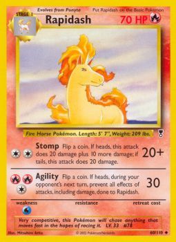 Rapidash - 60/110 - Uncommon available at 401 Games Canada