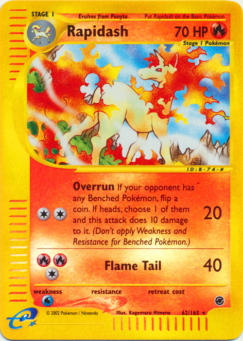 Rapidash - 62/165 - Rare - Reverse Holo available at 401 Games Canada