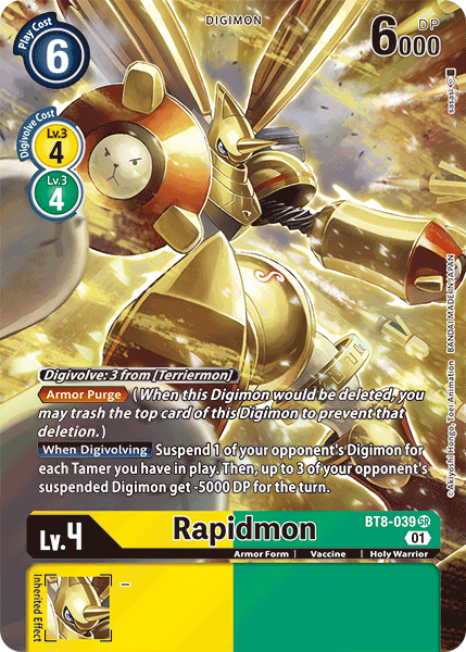 Rapidmon (Alternate Art) - BT8-039 - Super Rare available at 401 Games Canada