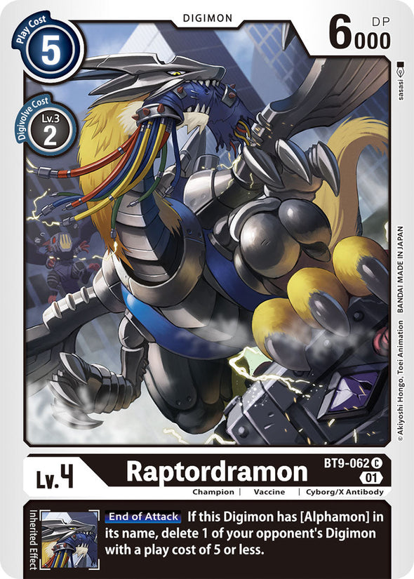 Raptordramon - BT9-062 - Common available at 401 Games Canada