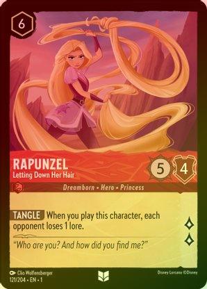 Rapunzel (Letting Down Her Hair) - 121/204 - Uncommon (Foil) available at 401 Games Canada