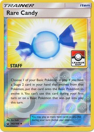 Rare Candy - 142/168 - Promo (Staff League Cup) available at 401 Games Canada