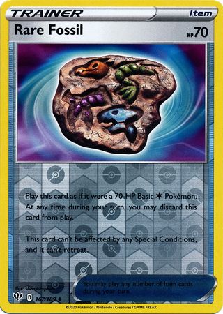 Rare Fossil - 167/189 - Uncommon - Reverse Holo available at 401 Games Canada