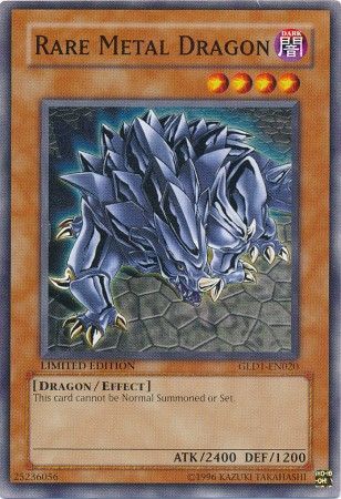 Rare Metal Dragon - GLD1-EN020 - Common - Limited Edition available at 401 Games Canada