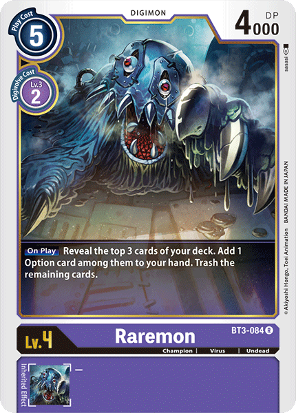 Raremon - BT3-084 - Rare available at 401 Games Canada