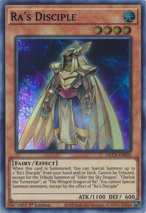 Ra's Disciple - DLCS-EN026 - Ultra Rare - 1st Edition available at 401 Games Canada