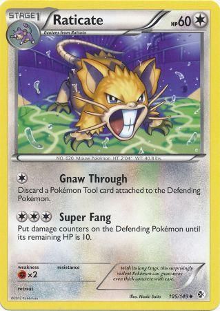 Raticate - 105/149 - Uncommon available at 401 Games Canada